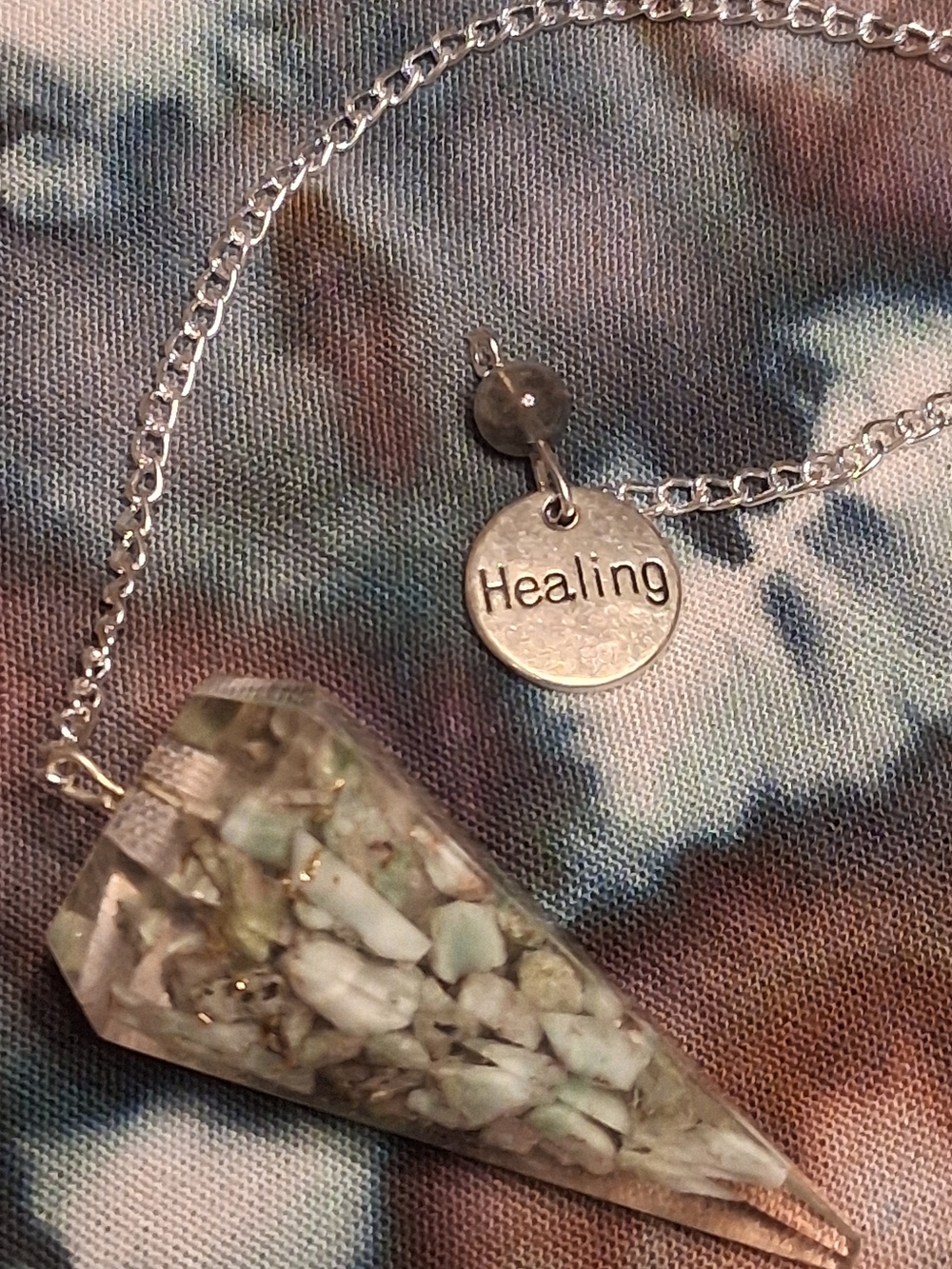Handmade Larimar Pendulum